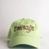Pinky's Cap - Brown on Lime Green | Hats, Caps & Beanies