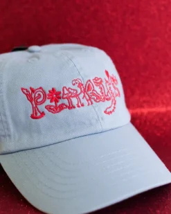 Pinky's Cap - Red on Blue | Hats, Caps & Beanies
