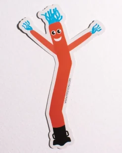 Pipsticks PipStickers - Red Air Dancer Vinyl Sticker | Stickers, Stationery & Scrapbooking