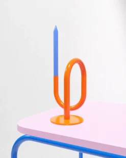 Pitch Drop - Candle Holder - Orange | Candles & Holders