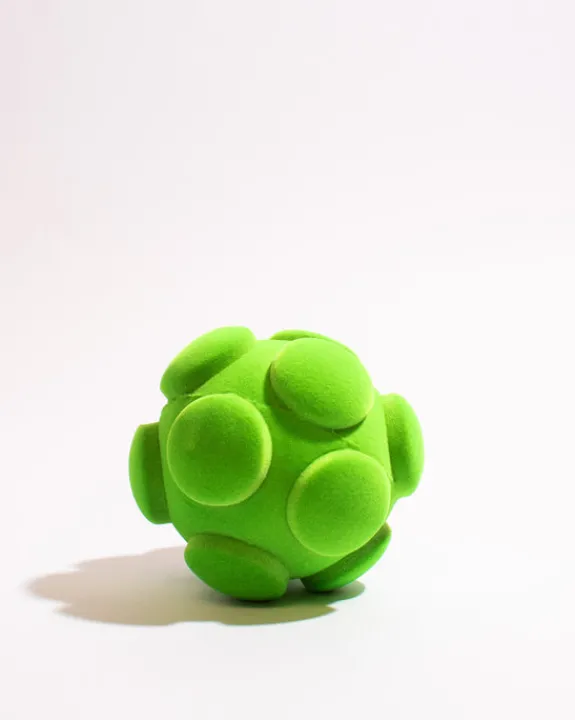 Rubbabu - Soft Touch Ball - Green | Kids Baby