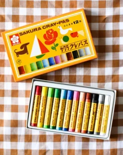 Sakura CRAY-PAS Oil Pastels - 12 Pack | Kids Kids Craft & Activities