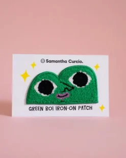 Samantha Curcio - Green Boi Iron On Patch | Pins & Patches