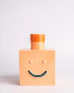 Shuh - Tomo Vase Orange | Ceramics & Glass