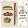 Stay Home Club - Googly Bread Vinyl Sticker | Stickers, Stationery & Scrapbooking