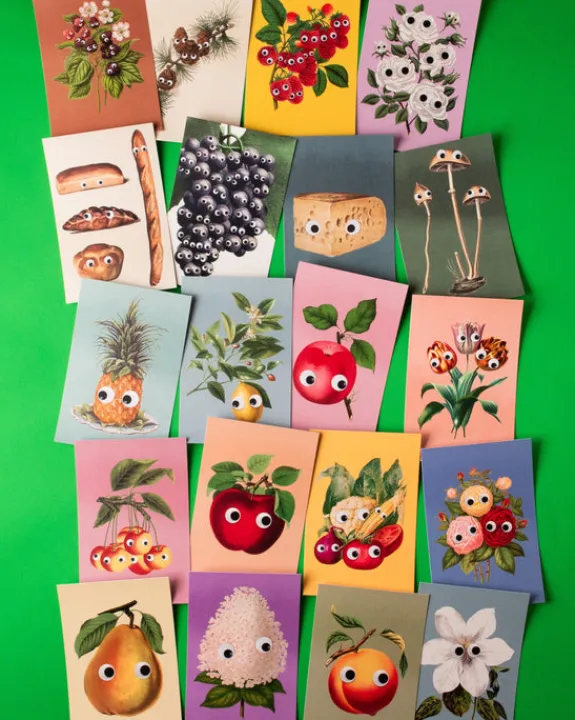 Stay Home Club - Googly Guys 20 Postcard pack | Mothers Day Cards | Empathy / Get Well Cards