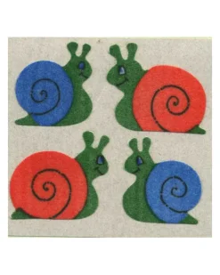 Sticker Magic Stickermagic - Furry Tear-off Stickers Square - Snails | Kids Kids Craft & Activities | Stickers, Stationery & Scrapbooking