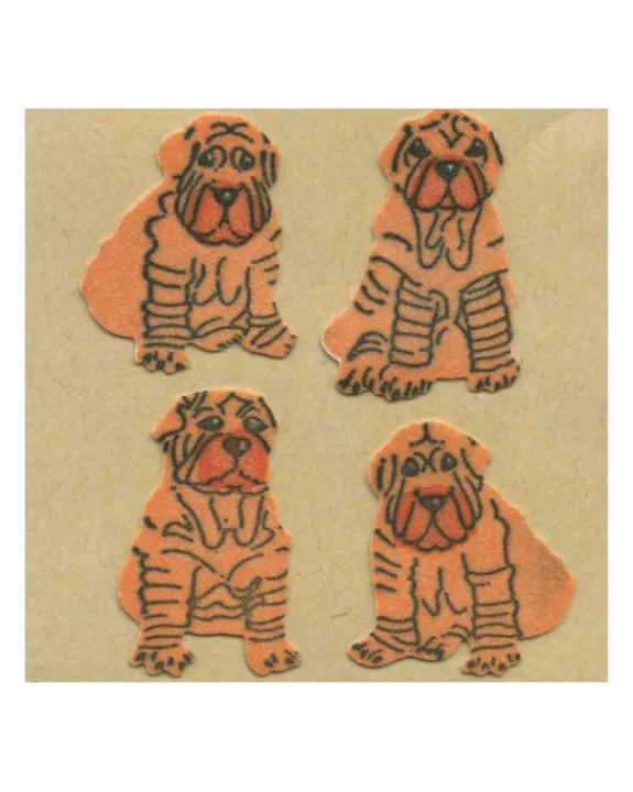 Sticker Magic Stickermagic - Furry Tear-off Stickers Square - Shar Peis | Kids Kids Craft & Activities | Stickers, Stationery & Scrapbooking