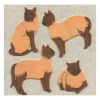 Sticker Magic Stickermagic - Furry Tear-off Stickers Square - Siamese Cats | Kids Kids Craft & Activities | Stickers, Stationery & Scrapbooking