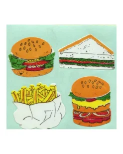 Sticker Magic Stickermagic - Tear-off Stickers - Fast Food | Stickers, Stationery & Scrapbooking