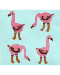 Sticker Magic Stickermagic - Tear-off Stickers - Flamingoes | Stickers, Stationery & Scrapbooking