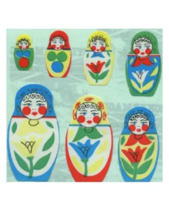 Sticker Magic Stickermagic - Tear-off Stickers Square - Russian Dolls | Kids Kids Craft & Activities | Stickers, Stationery & Scrapbooking