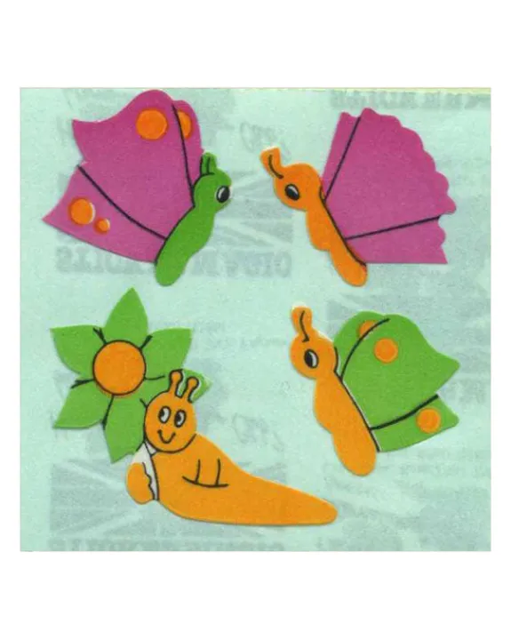 Sticker Magic Stickermagic - Tear-off Stickers Square - Butterflies | Kids Kids Craft & Activities | Stickers, Stationery & Scrapbooking