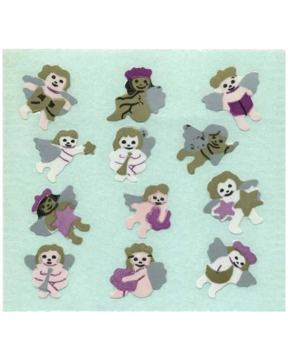 Sticker Magic Stickermagic - Tear-off Stickers Square - Cherub Angels | Kids Kids Craft & Activities | Stickers, Stationery & Scrapbooking