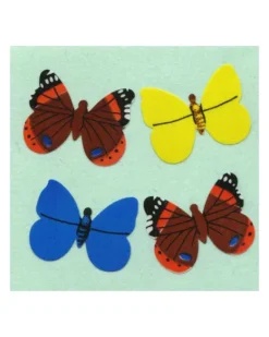 Sticker Magic Stickermagic - Tear-off stickers - Multi Coloured Butterflies | Stickers, Stationery & Scrapbooking