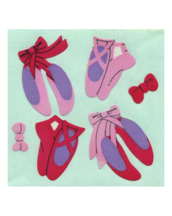 Sticker Magic Stickermagic - Tear-off stickers - Ballet Shoes | Stickers, Stationery & Scrapbooking