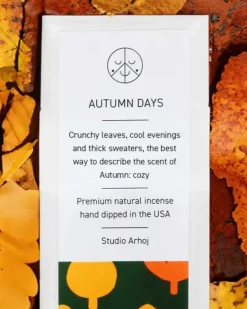 Studio Arhoj - Incense - Autumn Days | Incense & Holders | Fragrances