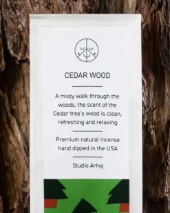 Studio Arhoj - Incense - Cedar | Incense & Holders | Fragrances