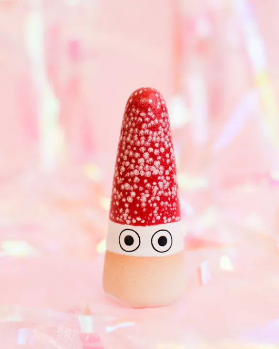 Studio Arhoj - Mini Nisse Holiday Ghost - Red | Ceramics & Glass