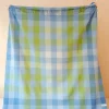 TBco - Recycled Wool Blanket in Blue Gradient Gingham | Blankets, Throws & Cushions