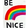 Third Drawer Down - Be Nice Tea Towel X David Shrigley | Keyrings & Bag Charms | Tea Towels & Oven Mitts