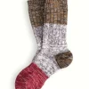 Thunders Love - Charlie Collection - Red and coffee | Socks