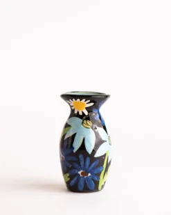 Togetherness design - Ceramic Bud Vase - Blue Floral | Fun Things For The Kitchen | Ceramics & Glass