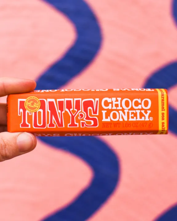 Tony's Chocolonely Mini - Milk Caramel Sea Salt 32% | Food