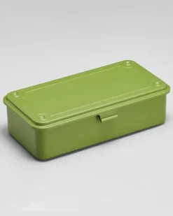 Toyo - Trunk Shape Steel Stackable Toolbox T-190 - Tea Green | Storage & Organisation