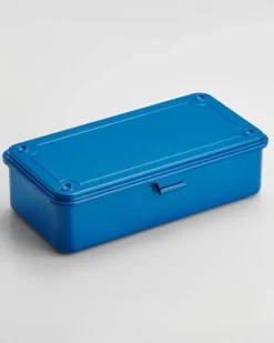 Toyo - Trunk Shape Steel Stackable Toolbox T-190 - Blue | Storage & Organisation