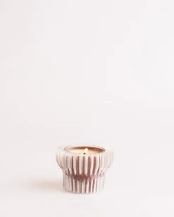 Warren u0026 Laetitia Warren & Laetitia - Double Candle Holder (Short) - Brown | Candles & Holders