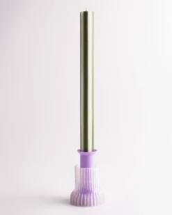 Warren u0026 Laetitia Warren & Laetitia - Double Candle Holder (Tall) - Violet | Candles & Holders