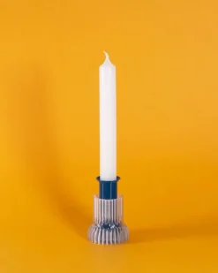 Warren u0026 Laetitia Warren & Laetitia - Double Candle Holder (Tall) - Sky Blue | Vases | Candles & Holders