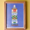 we are out of office - FRAMED Riso Print - A tube of chestnut spread | Art & Prints