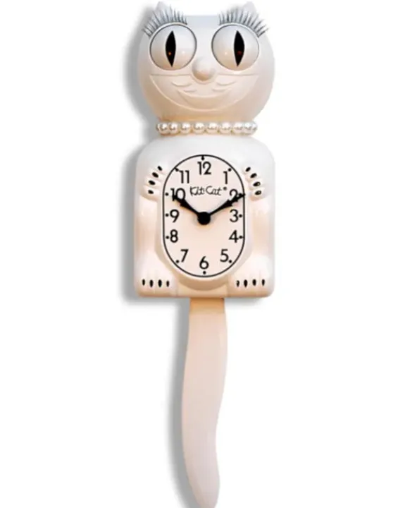 Kit Cat Klock White Lady | Home Decor