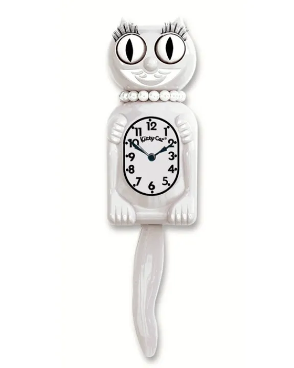 Kit Cat Klock White Miss Kitty-Cat Klock | Fun Things For The Kitchen