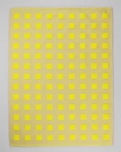 Wrap - Tea Towel - Squares Oat/Yellow - Tea Towel | Tea Towels & Oven Mitts