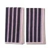 Yod and Co -Block Stripe Napkins - Aubergine / Mauve | Napkins & Tablecloths | Tableware